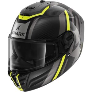 Shark Spartan RS Carbon Shawn DYA Casco Integral Moto Negro/Amarillo