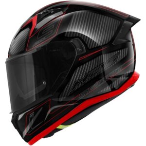 GIVI 50.9 Enigma Casco Integral Moto Negro/Titanio/Rojo