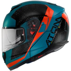 MT Atom SV Adventure Casco Modular Azul Mate