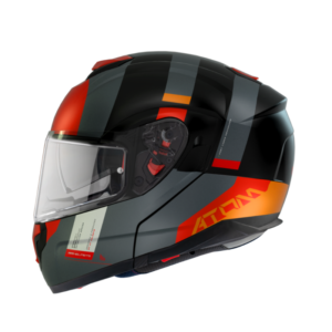 MT Helmets Atom Gorex B4 Casco Modular Naranja Mate