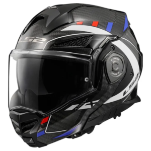 LS2 FF901 Advant X Carbon Future Casco Modular Blanco/Azul/Rojo