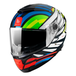 MT Thunder 4 SV Drax B7 Casco Integral Azul Brillo
