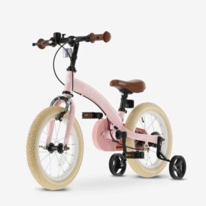DERYAN Miniby 3 en 1 Rosa Bicicleta Infantil