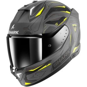 SHARK SKWAL i3 LINIK Casco Integral de Moto Negro/Amarillo